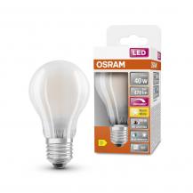 Osram E27 SUPERSTAR+ CLASSIC LED Lampe dimmbar 3,4W wie 40W 2700K warmweißes Licht hervorragende Farbwiedergabe CRI > 90 Frosted